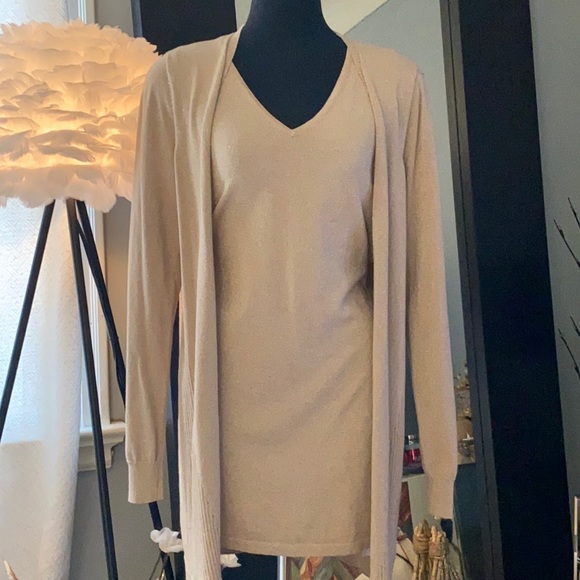 ESQUALO Sweaters - Esqualo Dress with Cardigan Set